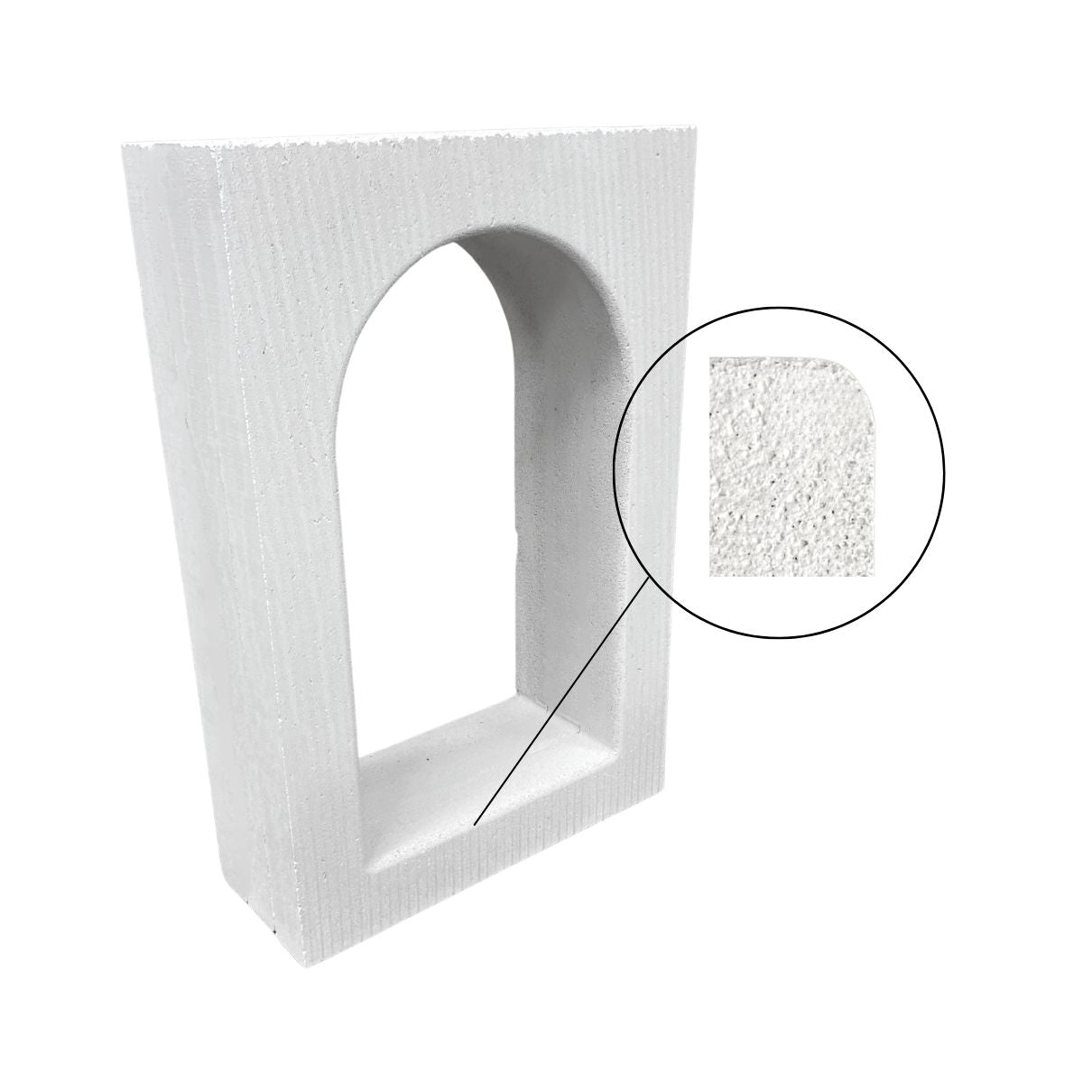 Ronde-Inbouwnis-Nis-150mm-15cm-Ronde-Hoeken-Afgeronde-Hoek-Inbouw-Nisje-Badkamer-Keuken-Keukennis-Cellenbeton-Rond